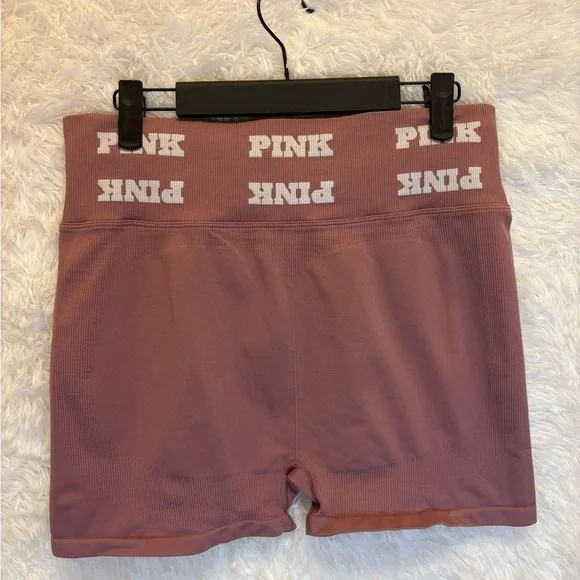 PINK Victoria's Secret Women's Dusty Rose Bike Shorts | Activewear | Size XL 💗✨ - Picture 11 of 16